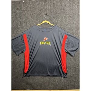 Iowa State Cyclones Shirt Mens 3XL Black Red NCAA Performance Tee KA Inc.